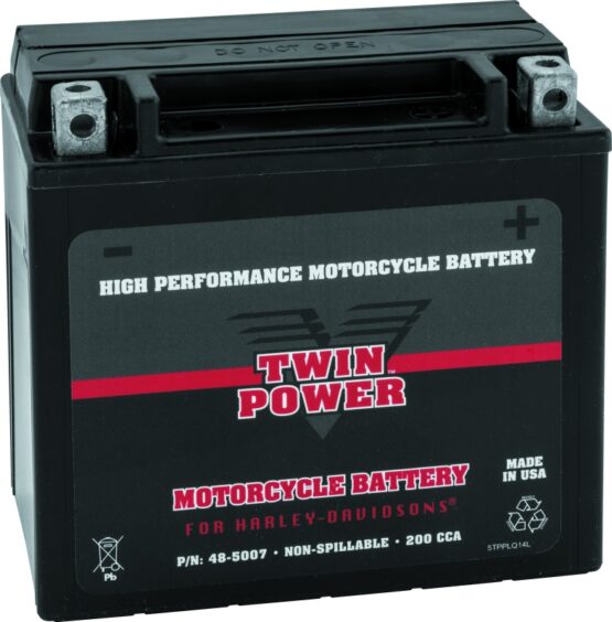 Twin Power YTX-14L High Performance Battery 200 CCA