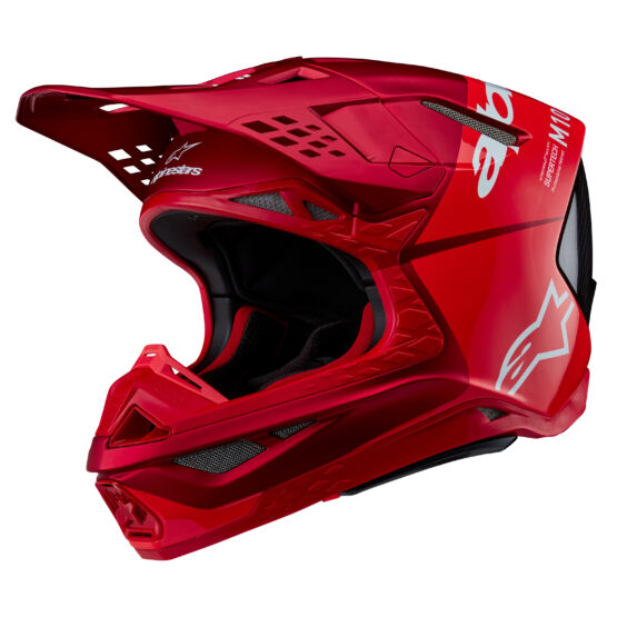 Alpinestars Supertech S-M10 Flood Helmet Red Fluo/Red 2X-Large