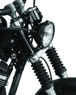 Bikers Choice 39mm Black Short Fork Boots Pair