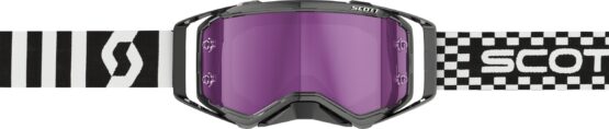 Prospect Goggles Black/White Purple Chrome Works Lens - Image 3