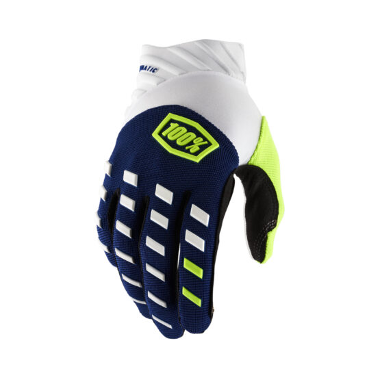 100 Percent Airmatic Gloves Navy White Men's Small