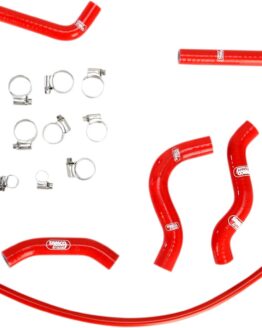 Red Race Radiator Hose Kit w/Clamps