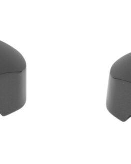 Drag Specialties Forged Aluminum Handlebar Risers Black 1" Clamping Pair