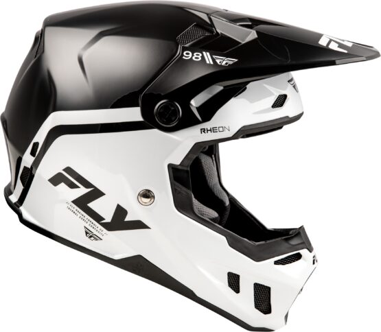 Fly Racing Youth Formula CC Helmet Black/White YL - Image 3