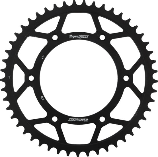 Supersprox Rear Steel Sprocket 49T Black Fits Honda