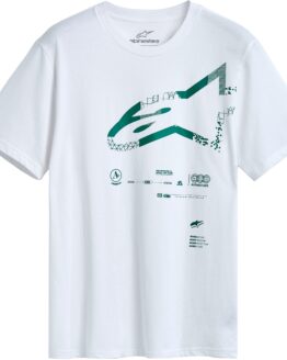 Alpinestars Geografica SS Tee White XL Men's Short Sleeve Shirt
