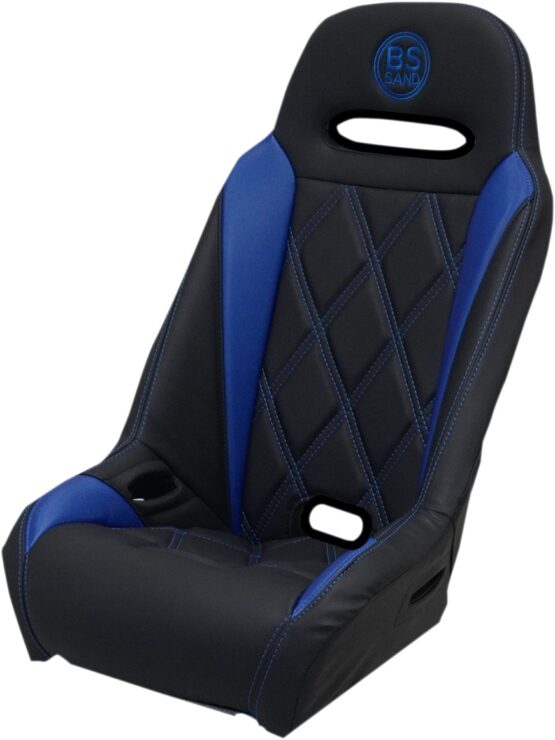 Black/Blue Extreme Diamond Front Seat