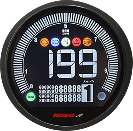 KOSO DL-04 Multifunction Meter Black For BMW R nine T 2017-2022