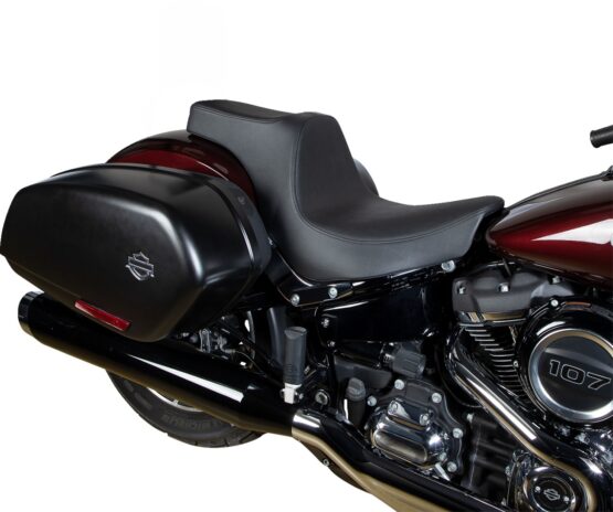 Drag Specialties Predator III Seat Smooth Black For Harley Low Rider/S/Sport Glide - Image 4