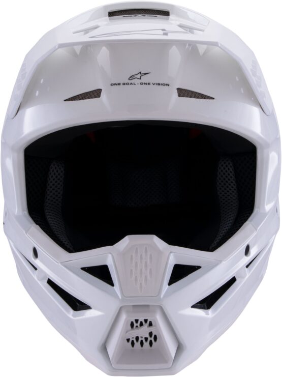 Alpinestars SM3 Solid Helmet White Gloss Medium - Image 4