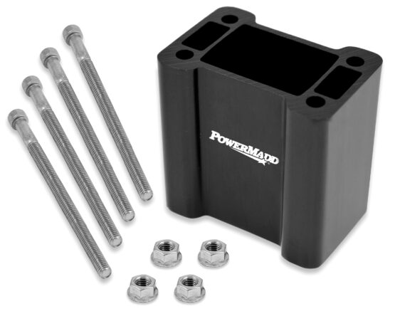Powermadd 3 Inch Pro Taper Handlebar Riser Kit for Polaris Sleds