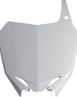 Front Number Plate - White