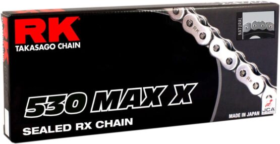 RK 530 MAX X Drive Chain 150 Link Gold/Black RX-Ring - Image 2
