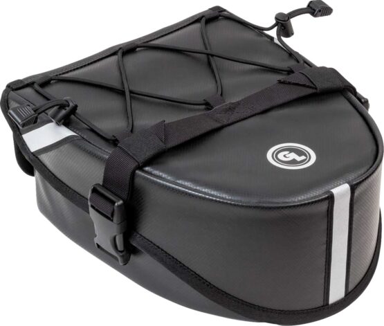 Giant Loop Klamath Tail Rack Pack 4L Black Motorcycle Tail Bag