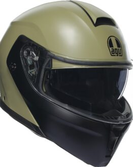 AGV Streetmodular Mono Helmet Matte Green/Black XL