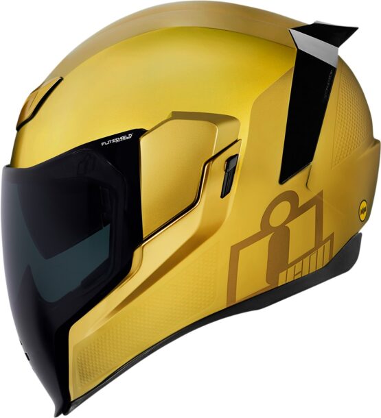 Gold Airflite Jewel MIPS Motorcycle Helmet - X-Small - Image 2