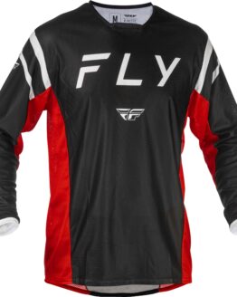Fly Racing Kinetic Mesh Center Jersey Black/White/Red 2X