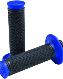 ProTaper Pro Series Clamp-On Full Diamond Grips Blue/Black