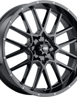 ITP Hurricane 20X6.5 4/156 Gloss Black Alloy Wheel 4+2.5 Offset