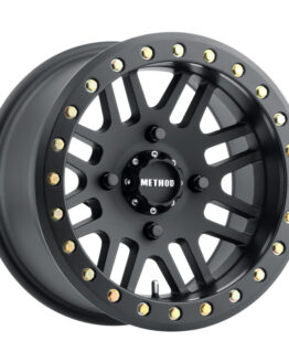 MR406 UTV Beadlock 14x8 / 4+4/0mm Offset / 4x136 / 106mm CB Matte Black Wheel