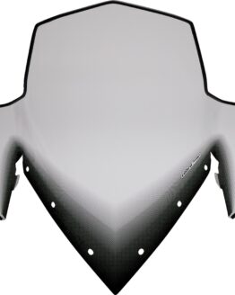 Powermadd Cobra Windshield Mid Clear with Black Fade For Polaris Snowmobile