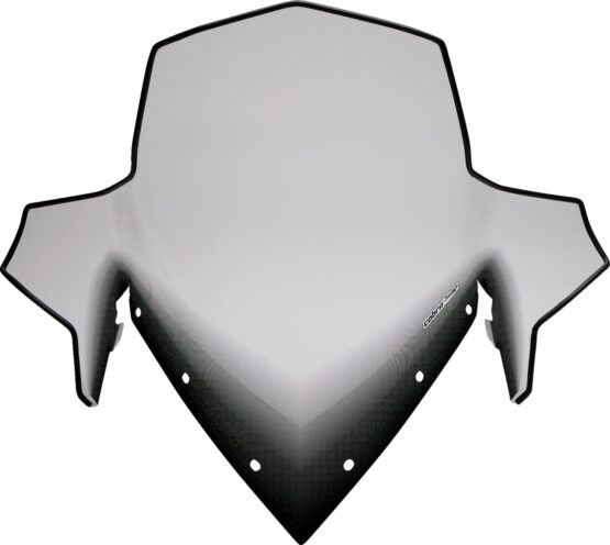 Powermadd Cobra Windshield Mid Clear with Black Fade For Polaris Snowmobile