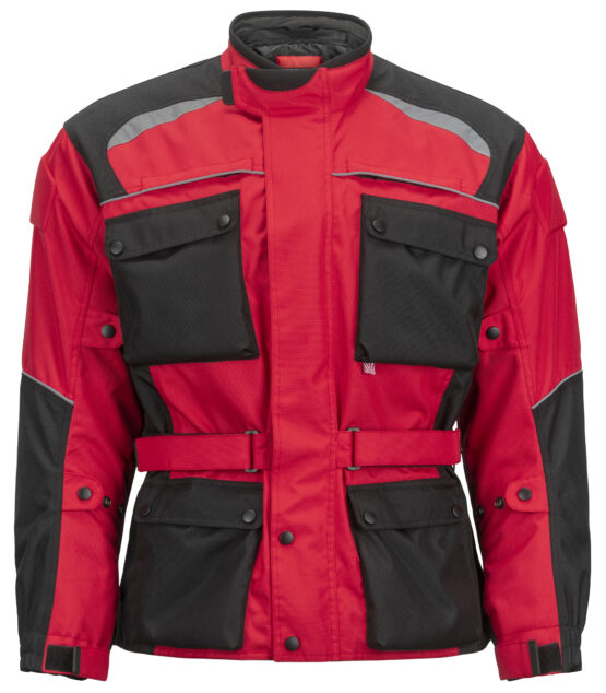 NORU BOSUI 3/4 Waterproof Jacket Red/Black Medium