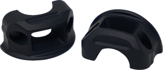 Kodlin USA Perch Clamps Brake/Clutch Black Harley Softail Pair