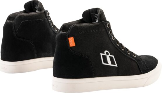 ICON Carga CE Boots Black/White Men's 9.5 - Image 3