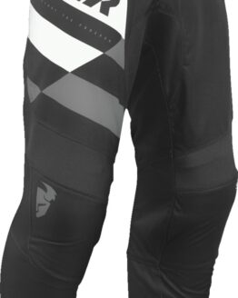 Thor Youth Sector Checker Pants Black Gray White Size 26
