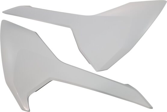 Acerbis Side Number Plates 20 White Fits Husqvarna