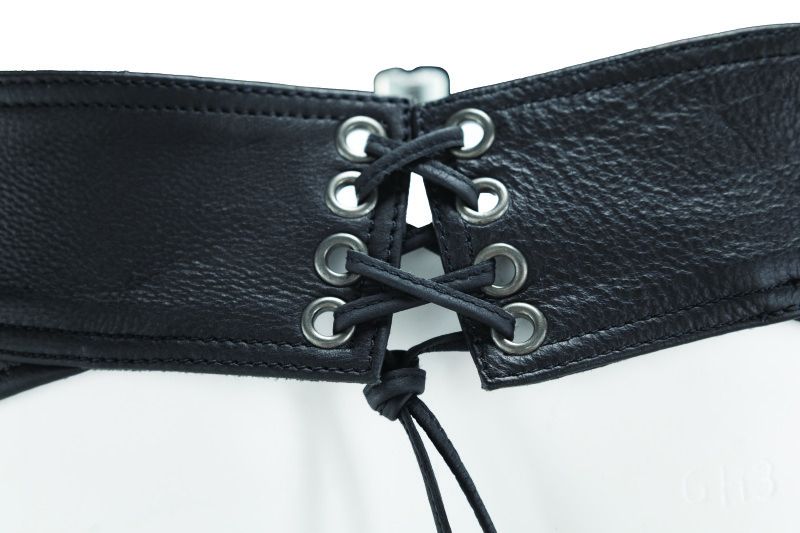 Kuryakyn Longhaul Leather Chaps Black Large Men's - Image 5