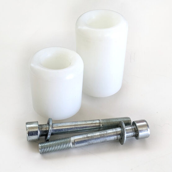 No Cut White Frame Sliders