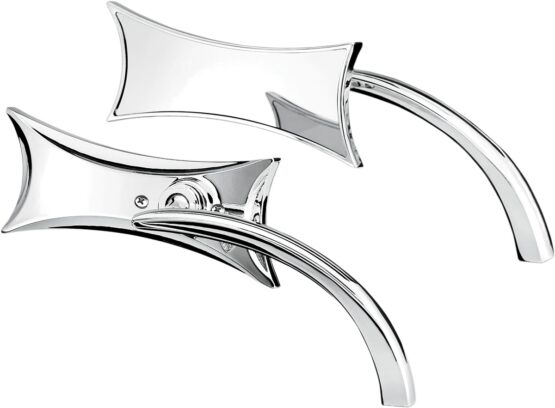 Arlen Ness Micro Mirrors Chrome 4-Point Left 3-3/4" x 1-1/4"