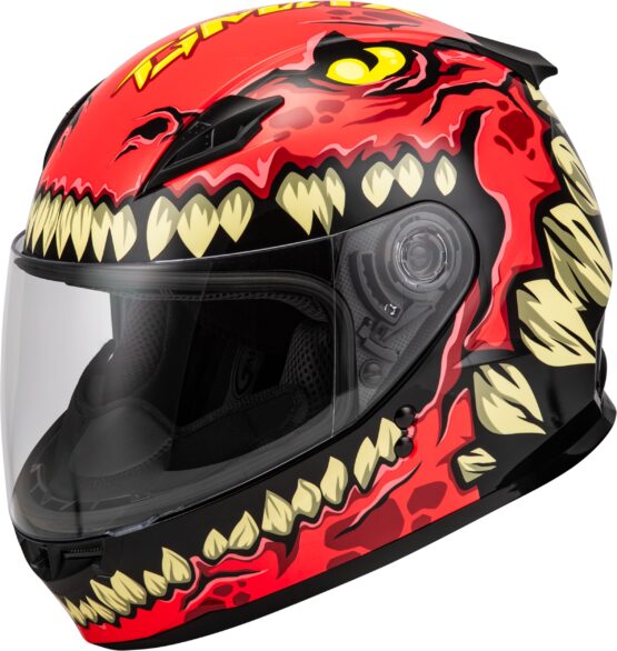 GMAX Youth GM-49Y Drax Helmet Red Youth Medium