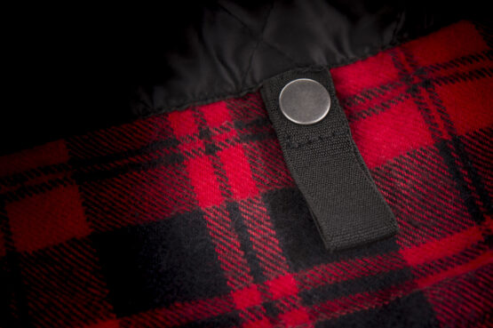 Highway 21 Marksman Flannel Black/Red Medium Men's Riding Shirt - Image 4