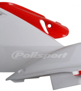 Plastic Side Number Plate - White