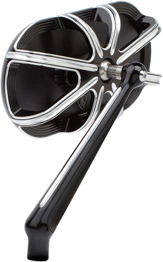 Arlen Ness 10-Gauge Left Mirror Black Aluminum - Image 2