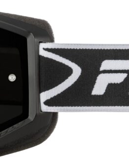 Fly Racing Zone Goggles Black/White Black Mirror/Smoke Lens