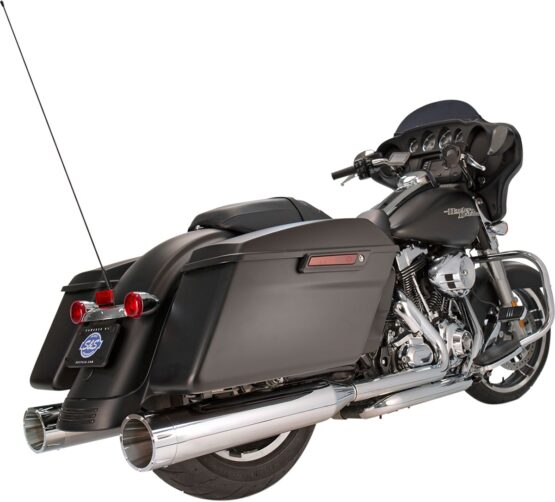 MK45 Chrome 4.5" Slip On Exhaust Tracer
