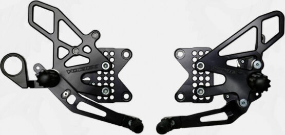 V2 Adjustable Rearset - Black
