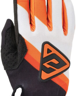 Answer 25 Peak Flo Gloves Black/Hyper Orange/White Youth XL