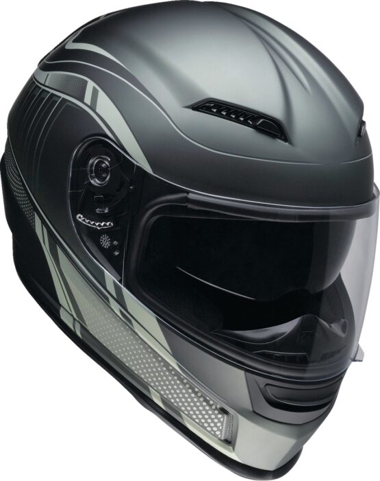 Z1R Jackal Dark Matter Helmet - Matte Silver/Green (M) - Image 3