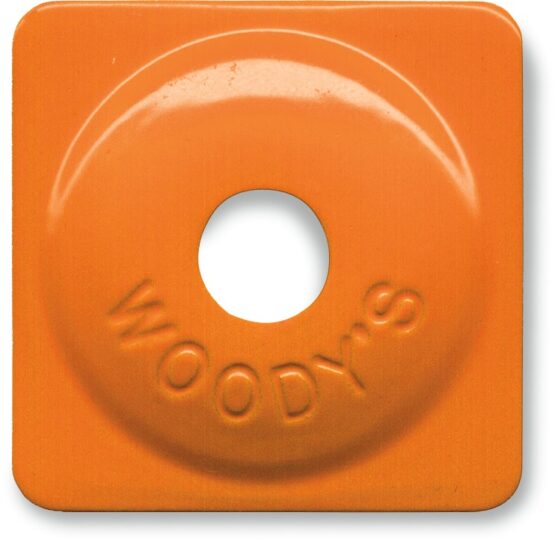Woodys Square Digger Aluminum Support Plates Orange 48 Pack - Image 2