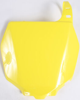 Front Number Plate - Yellow