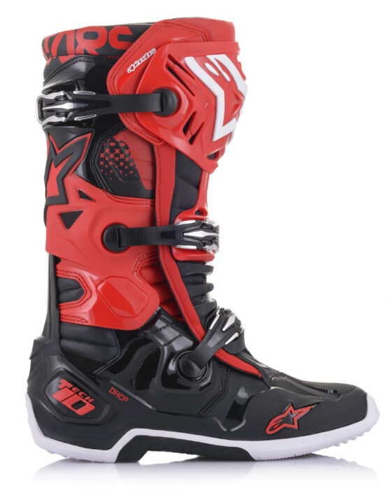 Tech 10 Boots Red/Black US 12 - Image 3