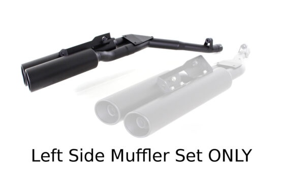 Left Side Custom "Quad" Muffler For BMW K 1600 Bagger & GA
