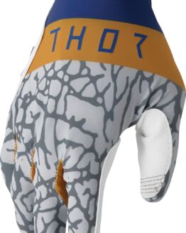 THOR SPORTMODE Bravo Gloves XL Men's White/Copper/Navy/Gray