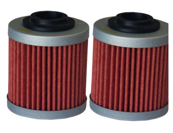 HiFloFiltro HF560 Oil Filter Replaces Can-Am Bombardier 420256455 - 2 Pack