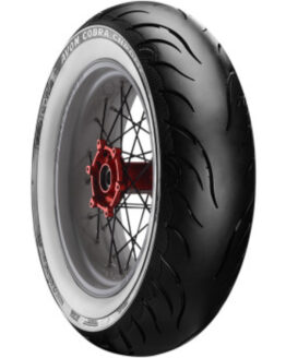Tire - Cobra Chrome AV92 - Rear - 180/65B16 - Wide Whitewall - 81H